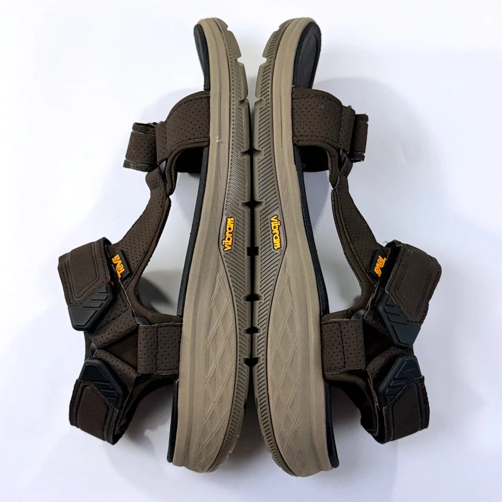 Teva Strata Universal Sandals Mens 10 Turkish Brown Hiking Trail Outdoor Active